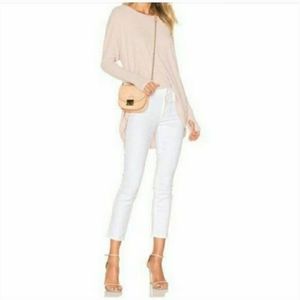 Mother Insider Crop GLASS SLIPPER White Size 27